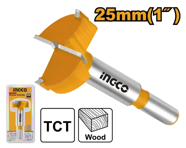 BROCA FORSTNER TCT 25MM INGCO