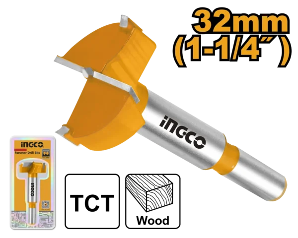 BROCA FORSTNER TCT 32MM INGCO