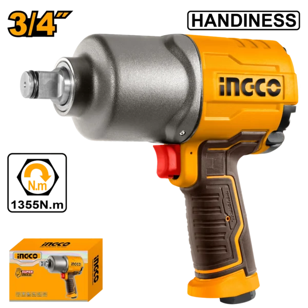 PISTOLA DE IMPACTO NEUMATICA 3/4" INGCO