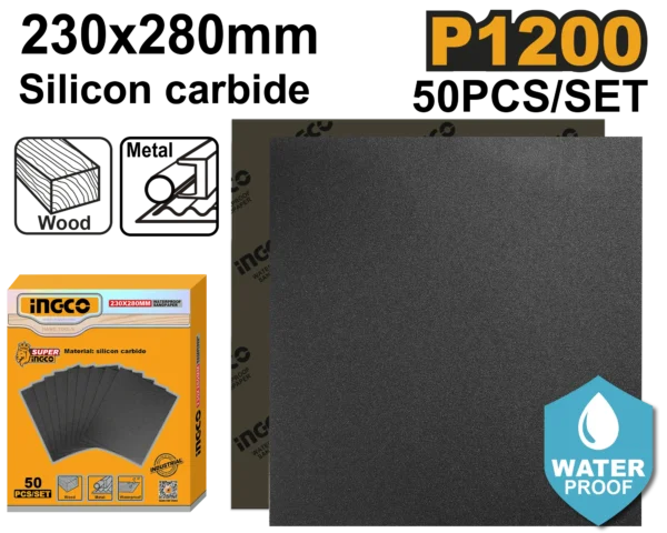 LIJA DE AGUA G1200 INGCO