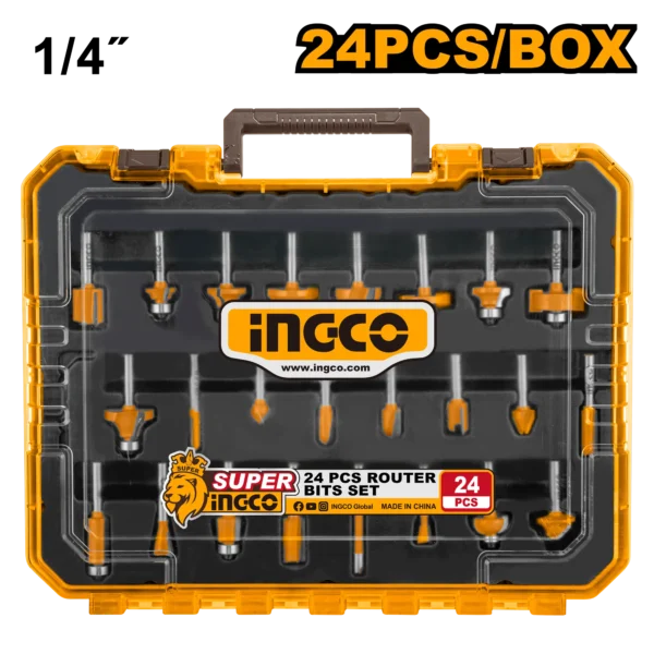 JUEGO DE FRESAS 24PCS INGCO