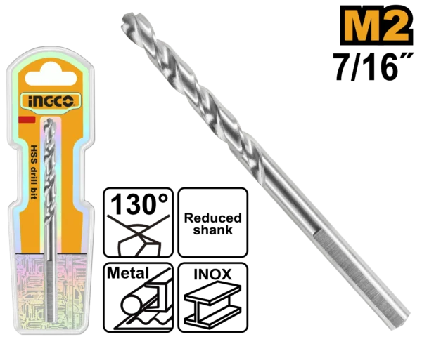 BROCA M2 HSS 7/16" INGCO