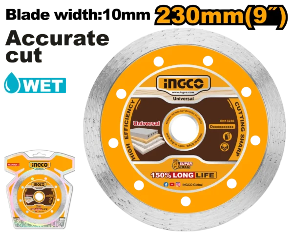 DISCO DIAMANTE CONTINUO 9" // INDUSTRIAL INGCO
