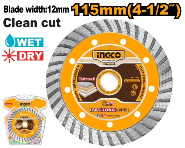 DISCO DIAMANTE TURBO 4-1/2INDUSTRIAL INGCO