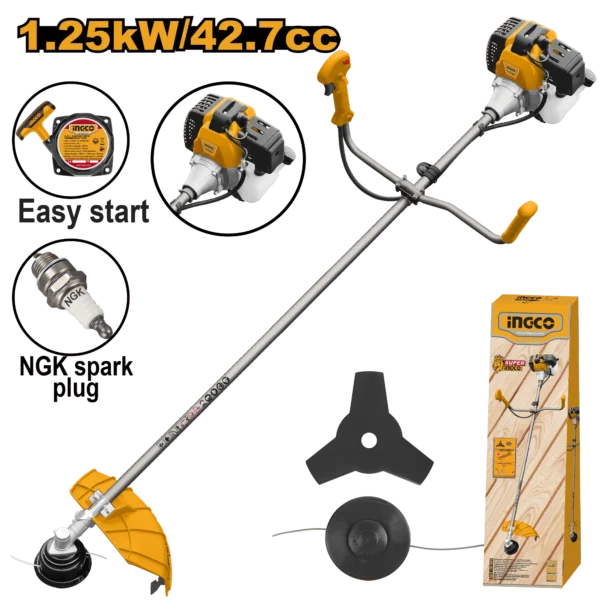 CORTADORA DE HIERBA A GASOLINA 42,7CC INGCO