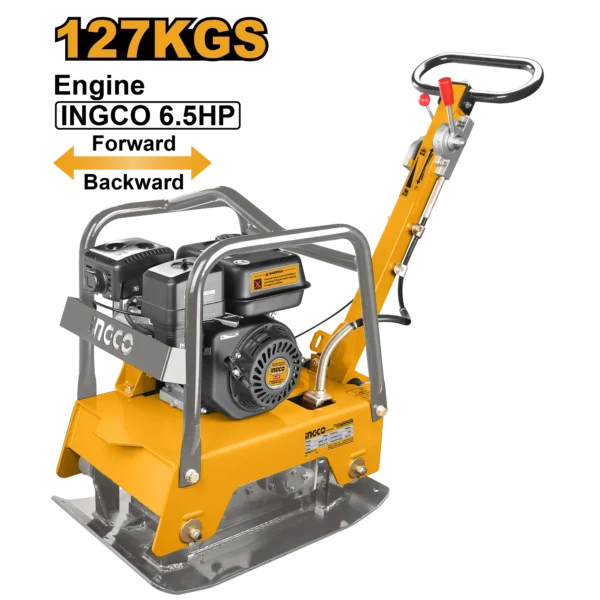 COMPACTADOR TIPO PLANCHA REVERSIBLE GASOLINA 6.5HP 127KS IN