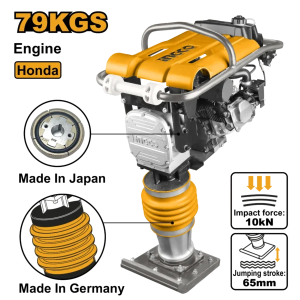 COMPACTADOR A GASOLINA 5.5HP MOTOR HONDA INGCO
