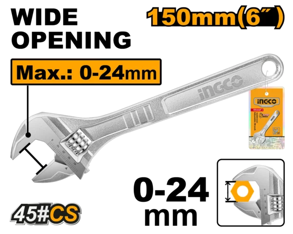 LLAVE PICO DE LORO PROFESIONAL 6" INGCO