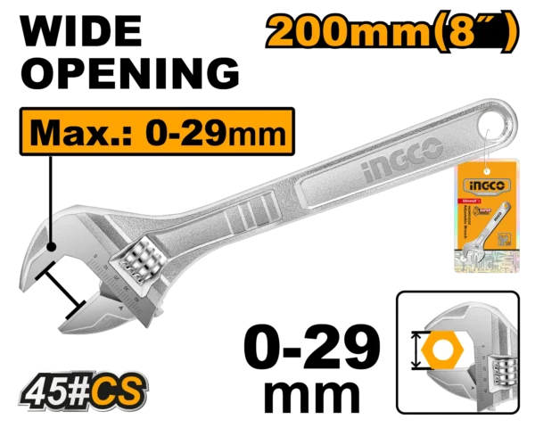 LLAVE PICO DE LORO PROFESIONAL 8" INGCO