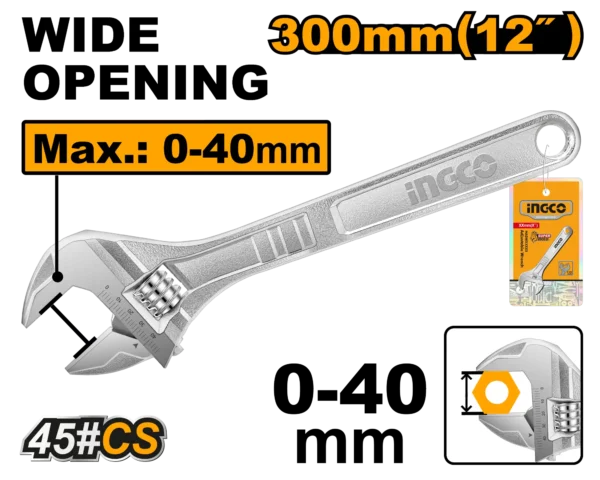 LLAVE PICO DE LORO PROFESIONAL 12" INGCO