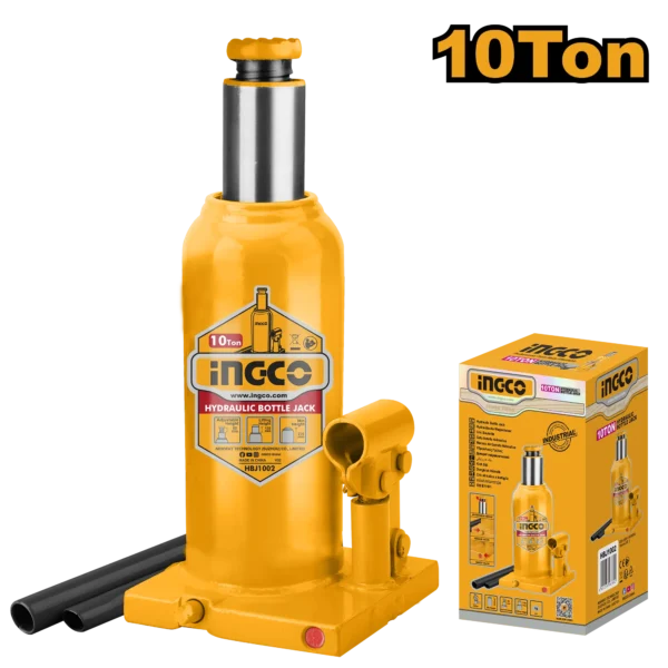 GATA HIDRAULICA TIPO BOTELLA 10TON INGCO