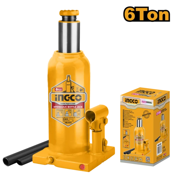 GATA HIDRAULICA TIPO BOTELLA 6TON INGCO