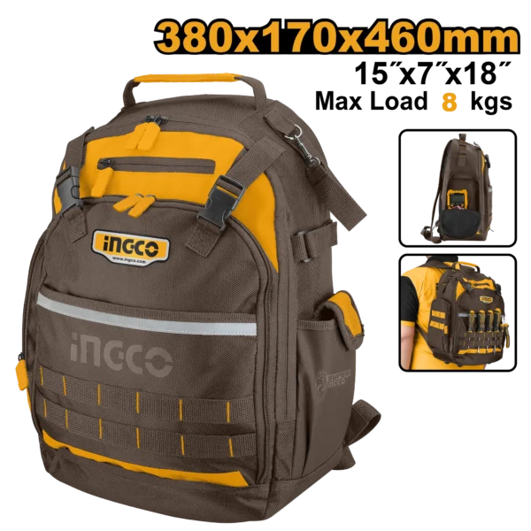 MOCHILA DE HERRAMIENTAS INGCO.