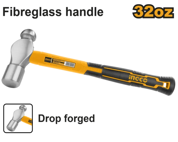 MARTILLO DE BOLA 32OZ INDUSTRIAL INGCO.