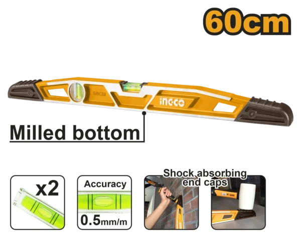 NIVEL TORPEDO DE GOLPE 60CM INDUSTRIAL INGCO