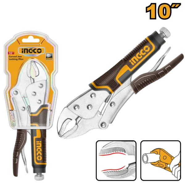 PLAYO DE PRESION CURVO 10" HRC38 ° -HRC48 ° INGCO