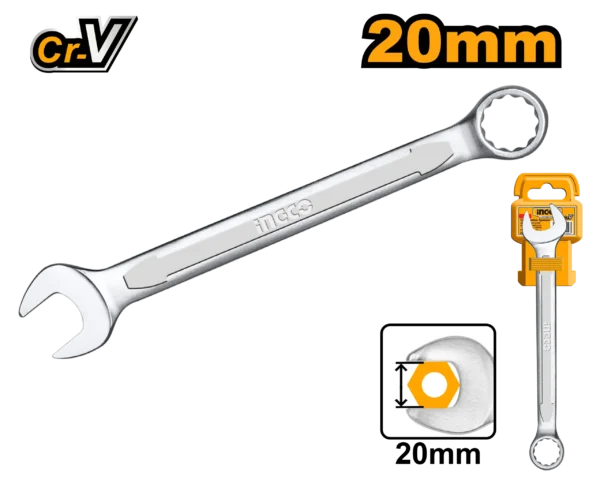 LLAVE BOCA-CORONA 20MM INGCO