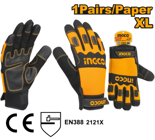 GUANTES MECANICO REFORZADO INGCO