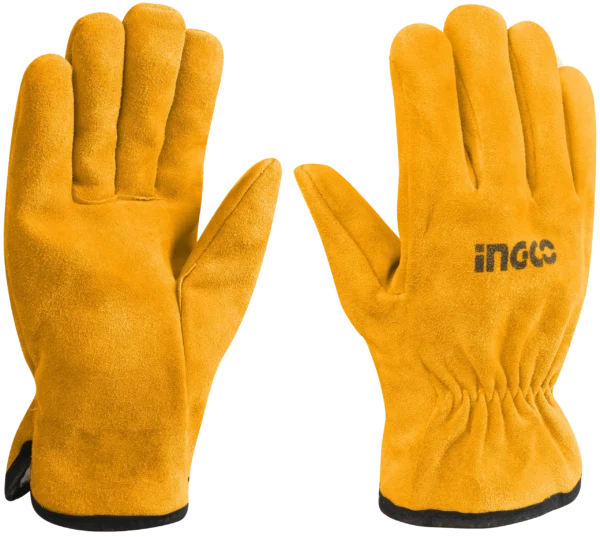GUANTES DE CUERO TAMAÑO: 10" INGCO