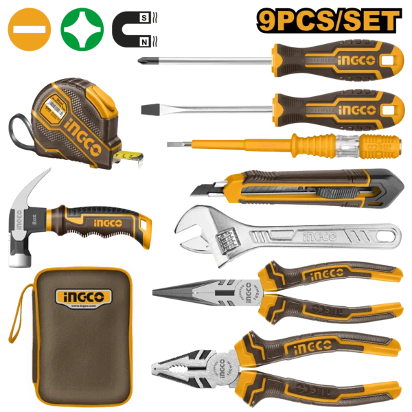 SET DE HERRAMIENTAS 9PCS INGCO