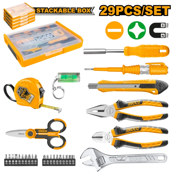 SET DE HERRAMIENTAS 29 PCS INGCO