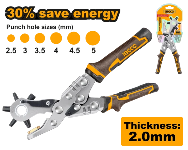 PERFORADORA DE CUERO INGCO.