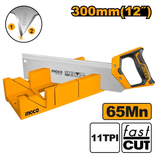SERRUCHO 12" CON GUIA DE CORTE INGCO