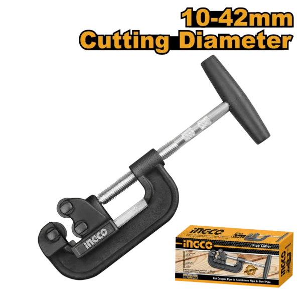 CORTADOR DE TUBO COBRE, ALUMINIO, ACERO 10-42MM INGCO