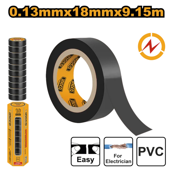 CINTA AISLANTE NEGRA INGCO