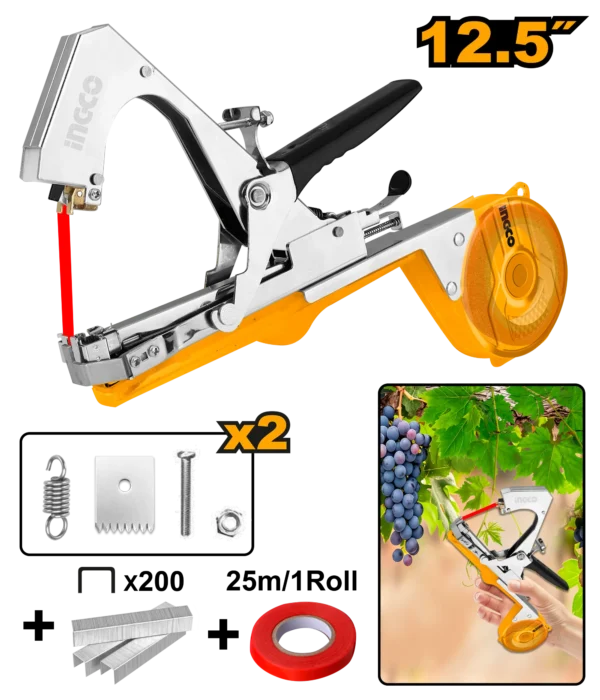 HERRAMIENTA ATADORA DE PLANTAS MANUAL 12,5" INGCO