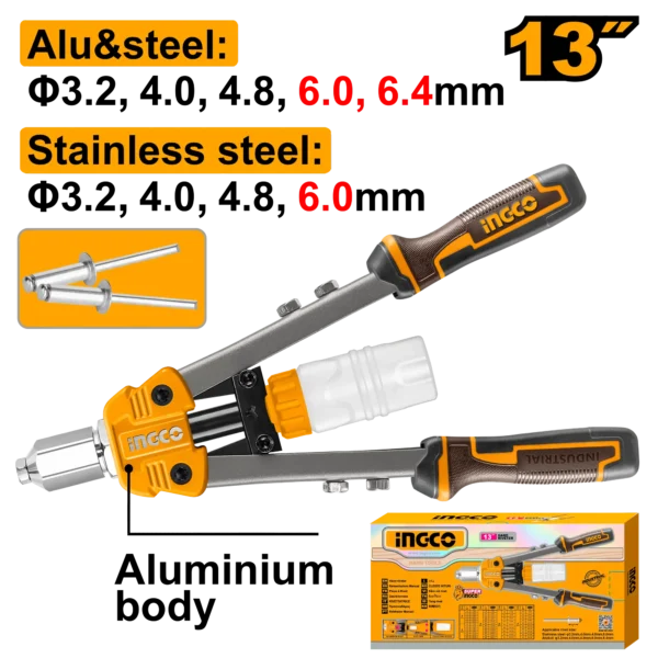 REMACHADORA DE MANO 13" INGCO
