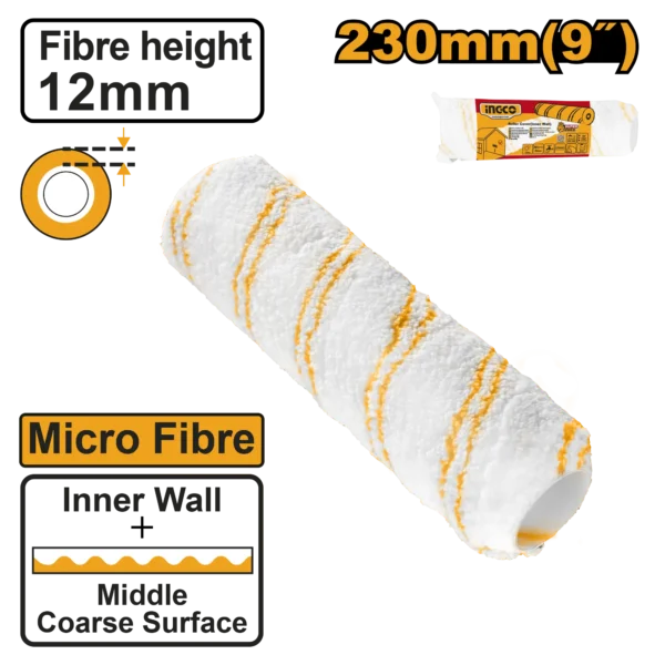 REPUESTO DE RODILLO (PARED INTERIOR) 230MM/9" INGCO