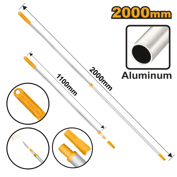 MANGO TELESCOPICO PARA RODILLO 2000 MM