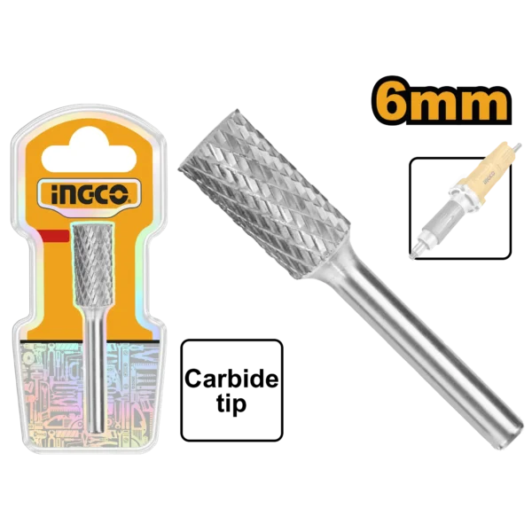 FRESA ROTATIVA FORMA DE CILINDRO 6MM INGCO