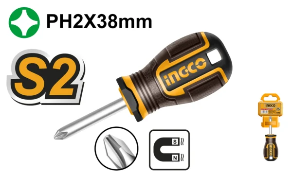 DESTORNILLADOR DE ESTRELLA 6MM INDUSTRIAL INGCO.