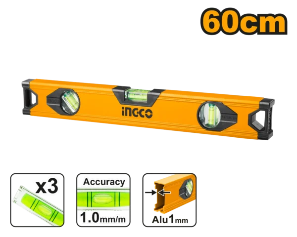 NIVEL PROFESIONAL 60CM INGCO,