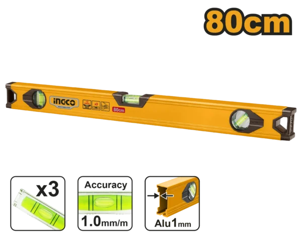 NIVEL PROFESIONAL 80CM INGCO