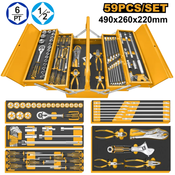 CAJA DE HERRAMIENTAS 108 PCS INGCO