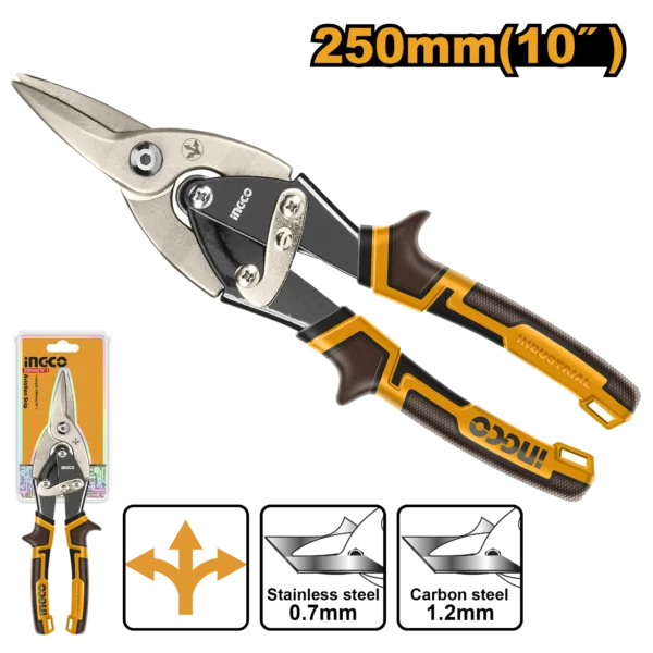 TIJERA DE AVIACION RECTA 10" PROFESIONAL INGCO