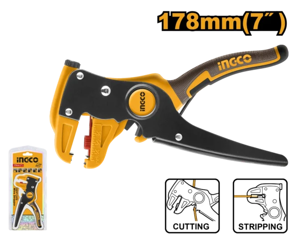 PINZA PELADORA DE ALAMBRE 175X85MM (0,5MM6MM) INGCO