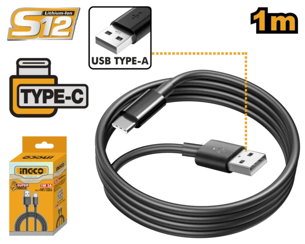 CABLE USB TIPO A-C 1M INGCO