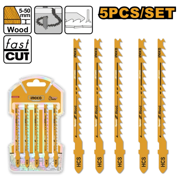 SET SIERRAS PARA MADERA 8TPI INGCO