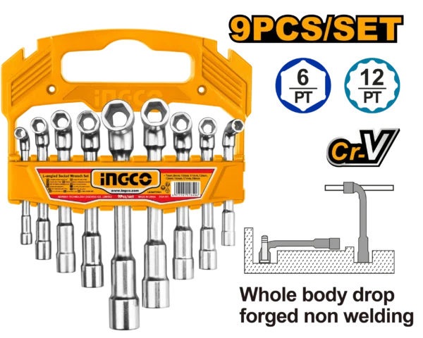 SET LLAVES PIPA ABIERTAS 6PCS INGCO