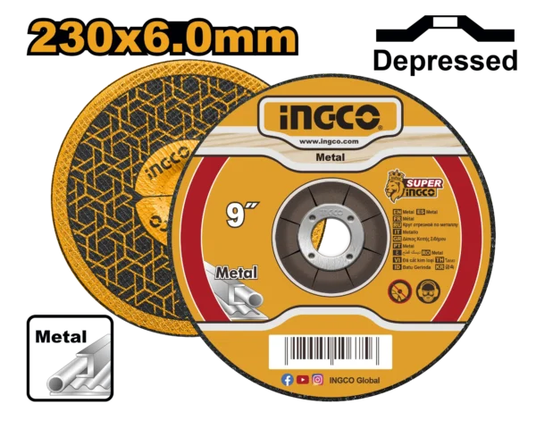 DISCO PULIR 230MM 9"X1/4X7/8 INGCO