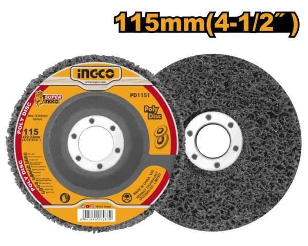 DISCO POLIVINILICO 115X22.22MM (4-1/2X7/8) INGCO