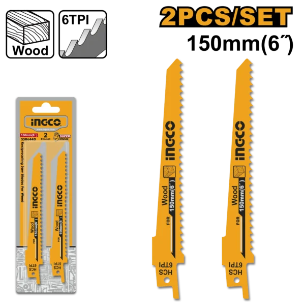 HOJAS DE SIERRA DE SABLE 150MMX19MMX1.25MM