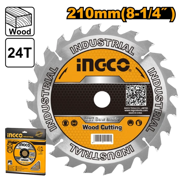 DISCO SIERRA TCT 24T 8-1/4" INGCO