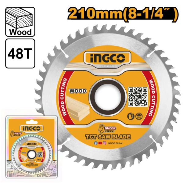 DISCO SIERRA TCT 48T 8-1/4" INGCO.
