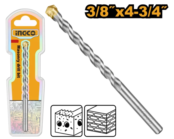 BROCA PARA MAMPOSTERÍA 3/8"X4-3/4" INGCO