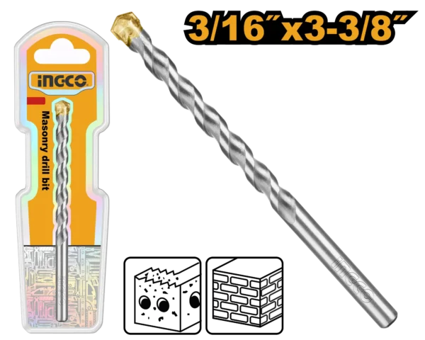 BROCA PARA MAMPOSTERIA 3/16"X3-3/8" INGCO